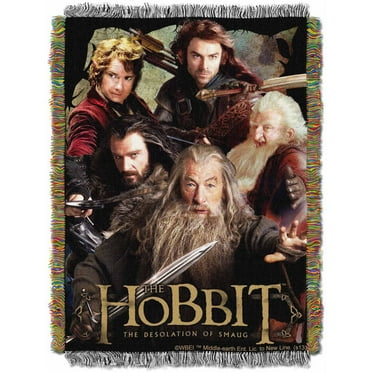 Warner Bros. The Hobbit "Fighting Company" 48" x 60" Woven Tapestry Throw