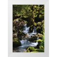 thumbnail image 3 of Brian Moore 11x14 White Modern Wood Framed Wall Art Titled - Falls in the Forest I, 3 of 5