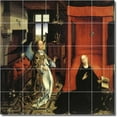 thumbnail image 1 of Ceramic Tile Mural-Rogier Weyden Angels Wall Tile Mural 2. 40" w x 40" h using (25) 8 x 8 ceramic tiles, 1 of 3