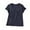 Dark Gray, variant on Uaswgudfs Women's Oversized Button-Detail Blouse-Tee - Crew Neck Solid Color Short Sleeve Relaxed Fit Casual Shirt
