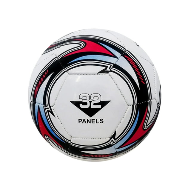 Balón de fútbol tamaño 5 Sonducket Paneles cosidos a máquina Blanco rojo