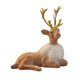 thumbnail image 2 of Estatua de reno navideño, decoración navideña, colecciones, adornos de animales, Navidad 19cm x 20cm, 2 of 9
