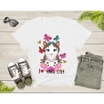 thumbnail image 2 of Cute I Love This Cat Butterflies and Roses for Women Girls T-Shirt Cat Lover Gift T Shirt for Men Women Kids Boys Girls Graphic Tshirt, 2 of 7