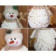 thumbnail image 3 of 1pc Plush Cute Round Hat Snowman Doll Ornament, Christmas Decoration Supplies, Window Ornaments, 3 of 3
