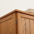 thumbnail image 6 of Leumius 72.4" Tall Storage Cabinet Tall Storage Cabinet with 8 Doors and 4 Shelves ,Bookshelf for Living Room, Kitchen, Dining Room, Office Oak, 6 of 9