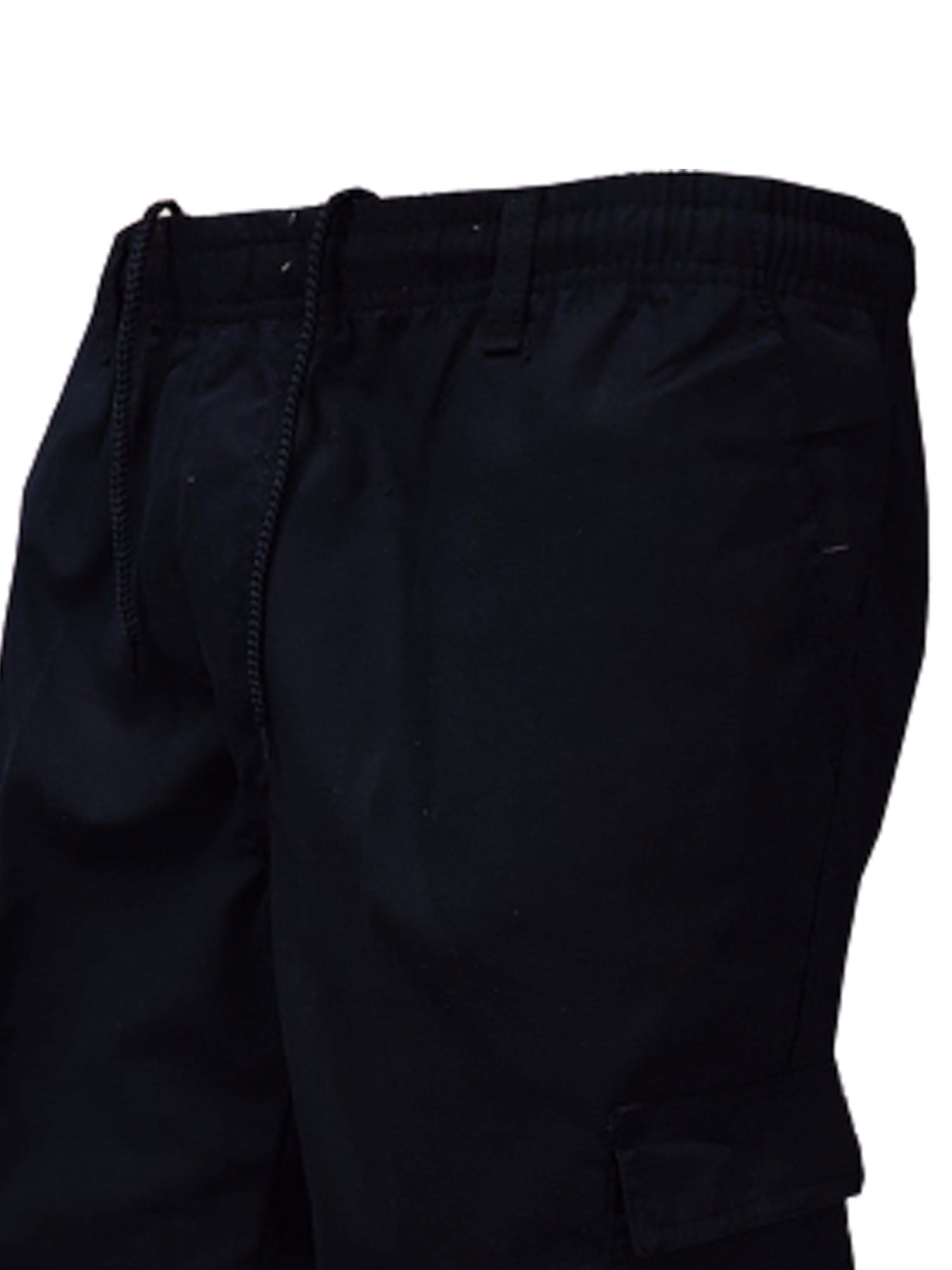 plain black work trousers