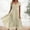 Beige, variant on Women's Lace V-Neck Chiffon Midi Dress, Elegant Short Sleeve Formal Evening Gown, Flowy A-Line Wedding Guest Party Attire, 7 Colors, Sizes S-3XL