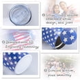 thumbnail image 5 of 2 Pieces American Flag Star Tumbler Cup Patriotic Gift 4th of July 20 oz Independence Day Memorial Day Mug with Lid Straw Brush, Stainless Steel Double Wall Insulated Water Bottle (Bright Flag), 5 of 6