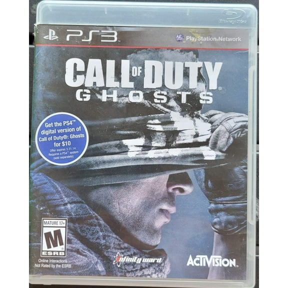 Pre-Owned Call Of Duty GHOSTS - 2013 Sony PlayStation 3 PS3 Great Shape Tested Working