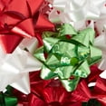 Traditional Christmas Gift Bows, Red, White, Green, Presents, Self
