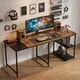 thumbnail image 1 of Escritorio para Computadora FurnitureR Mesa de Oficina Beige MDF Resistente, 1 of 7