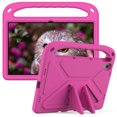 thumbnail image 4 of Allytech Lenovo Tab P11(TB-J606F/TB-J606X) 11 Inch Case,Soft EVA Rubber Children Proof Handle Kickstand Heavy Duty Protection Shockproof Case Cover for Lenovo Tab P11(TB-J606F/TB-J606X),Rose, 4 of 6