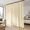 Beige-100"W x 84"L (Pack of 1), variant on Black 100"W x 84"L (Pack of 1) Room Divider Blackout Curtain Panel