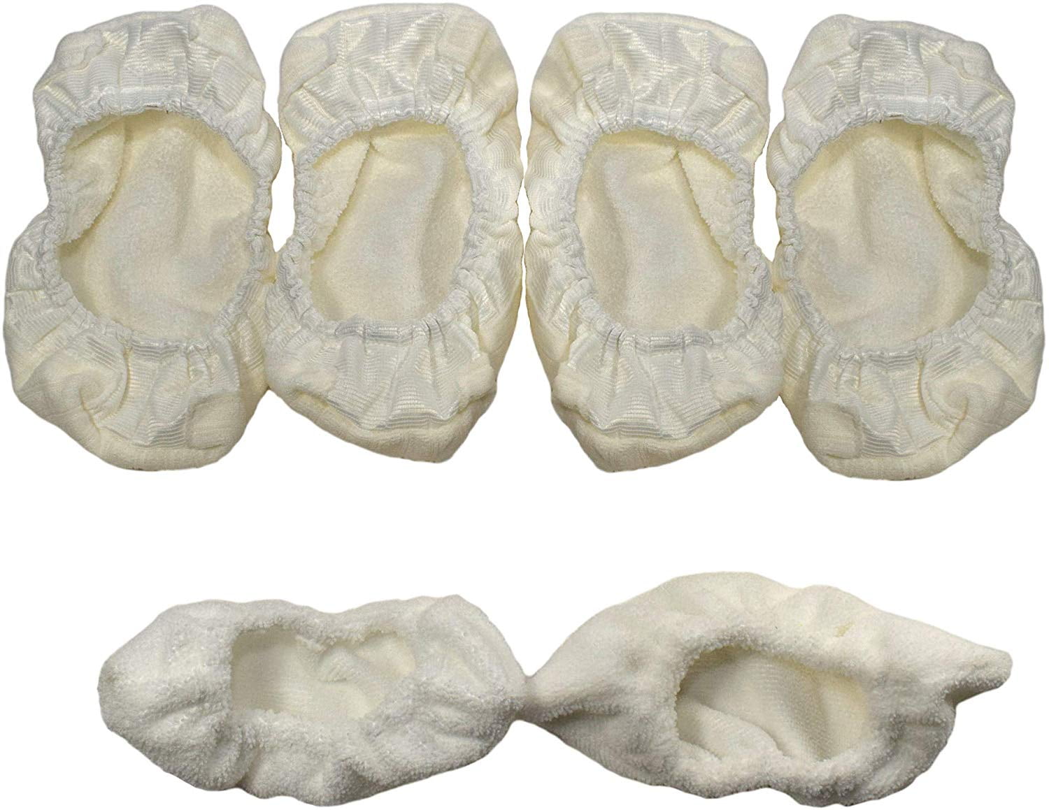 HQRP 6pcs Kit Microfiber Steam Mop Pads compatible with Oreck SteamIt