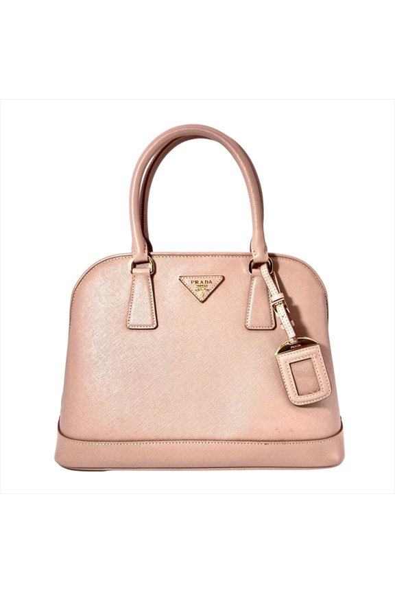 Pre-Owned Prada PRADA 2-way handbag, Saffiano leather, BN2567, pink, gold hardware, women's.