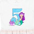 thumbnail image 4 of Inktastic Fifth Birthday Mermaid Girls Toddler Dress, 4 of 5