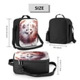 thumbnail image 2 of Fotbe Boîte à Lunch Couple de Chats Blancs Rouges Sac à Lunch pour Hommes Femmes Grande Capacité Boîte à Lunch Réutilisable Sacs à Lunch Isolés Sac à Lunch Glacière, 2 of 7