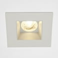 thumbnail image 3 of Maxxima 4 in. Slim Square Recessed Anti-Glare LED Downlight, Stone Gray Trim, Canless IC Rated, 1200 Lumens, 5 CCT 2700K-5000K, 3 of 10