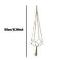 Vikakiooze Macrame Plant Hanger,Handmade Cotton Rope Hanging Planters