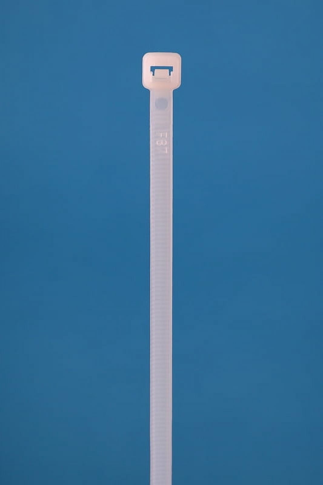 Hyper Tough 11 inch Cable Tie 75lbs Natural Color 100Pcs