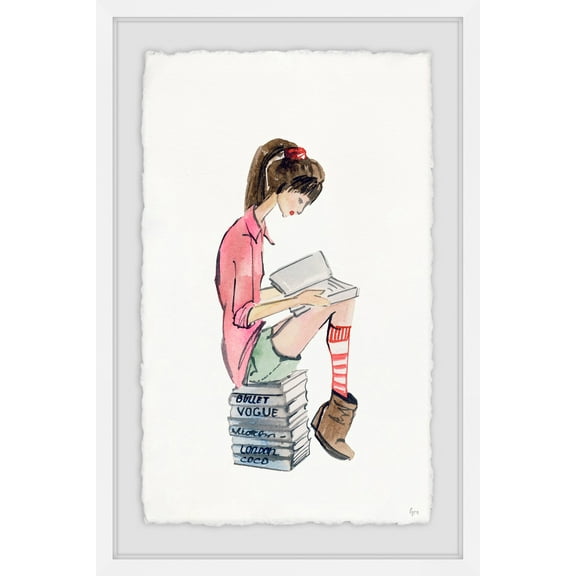 Pink Lady II Framed Painting Print