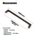 thumbnail image 3 of Goo-Ki 7.6''(192mm) Hole Center Antique Oil Rubbed Bronze Cabinet Pulls, Zinc Alloy Minimalist Style Cabinet Handles for Drawer,Dresser,Cupboard Wardrobe Cabinet,6 Pack, 3 of 5