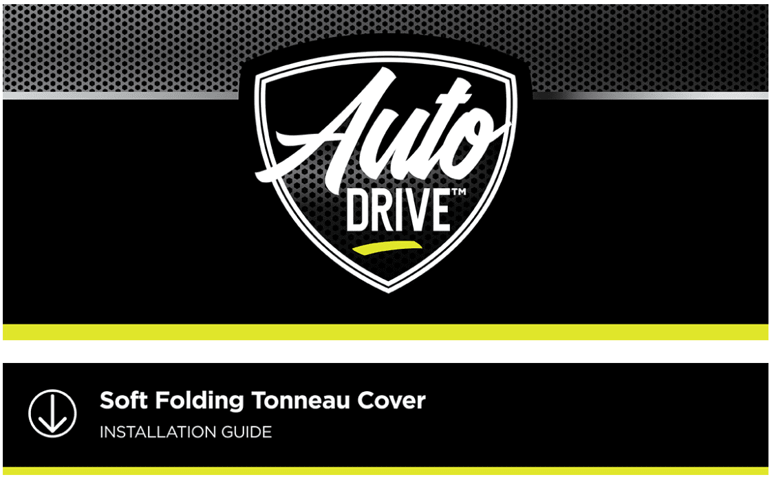 Auto Drive Hard Tri Fold Truck Bed Tonneau Cover Fits 22-24 Toyota Tundra 6-1/2' Bed