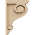 thumbnail image 3 of 3"W x 6"D x 9"H Classic Scroll Rough Cedar Woodgrain TimberThane Corbel, Primed Tan, 3 of 6