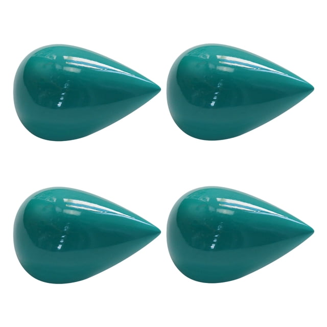 Billuyoard Ganchos de decoración de pared modernos, versátiles y modernos, de resina, para colgar bolsos, sombreros y ropa, 4 Uds. Decoración del hogar verde oscuro L