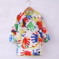 thumbnail image 3 of Tiijoy Kids Waterproof Painting Apron with Front Pocket Long Sleeves Art Smock, Sizes 5-7, 3 of 4