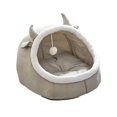 thumbnail image 4 of Cama cálida para gatos Strade Fareast Limited semicerrada para dormir en interiores otoño e invierno para perros pequeños A M M, 4 of 8