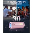 thumbnail image 5 of Portable Bluetooth Speaker, 24W Stereo Sound, IPX7 Waterproof, Bluetooth 5.3, RGB Lights, Dual Pairing, 30H Playtime for Outdoor Home Party, 5 of 7