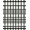 Black And Cream, Pattern 4, variant on ODIKA Striped Modern Farmhouse With Bold Pinstripe And Banded Border Pet Friendly & Kids Safe Play for Playroom, Bedroom, Reading Nook