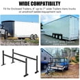 thumbnail image 6 of Adjustable Roof Ladder Racks Trailer Ladder Racks Fit for Enclosed Trailers Cargo Vans Trucks Pack, 6 of 7