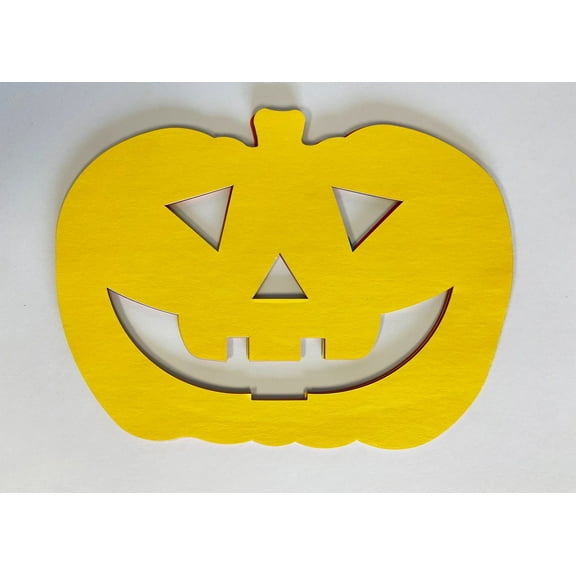 SHAPES ETC. Jack O Lantern Assorted Color Super Cut-Outs- 8” x 10”