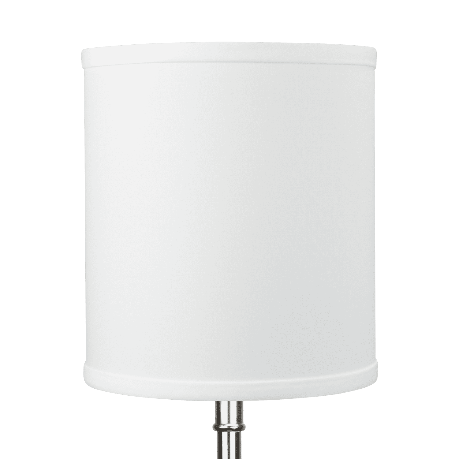 Fenchel Shades | 8" Top Diameter x 8" Bottom Diameter x 9 (Washer/Spider Attachment) Drum Lamp Shade - (Linen White)