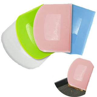 Handy Housewares Durable 3 Nylon Plastic Pan Scraper Tool with Serrat