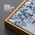 thumbnail image 4 of IDEA4WALL Extra Large Framed Canvas Print Wall Art Winter Wonderland at Sunset Snow-Covered Trees Landscape Fine Art Nature Wilderness Wall Decor Oversized Artwork for Living Room - 60"x30", 4 of 5