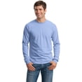 thumbnail image 3 of Gildan Men's 100 Percent Cotton Long Sleeve T-Shirt. G2400, 3 of 7