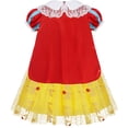thumbnail image 4 of Marendyee Princess Dress Costume Birthday Halloween Cosplay Party with Accessories 3-4 Years, 4 of 18