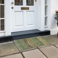 thumbnail image 6 of Addison Rugs Chantille Indoor/Outdoor Transitional Stripes Olive Washable Rectangle Rug, 1'8" x 2'6", 6 of 6