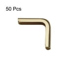 thumbnail image 3 of Unique Bargains Metal Book Corner Protectors Edge Cover Guard 23 x 23 x 5mm Gold Tone 50Pcs, 3 of 5