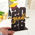 thumbnail image 6 of 2026 Graduation Season Wooden Table Setting - Festival Ornament Decorative Plaque for Graduation Gifts Party and Home Decoration, 6 of 7