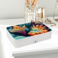 thumbnail image 6 of Sea Slug Portable PU Leather Earring Holder Storage Box Display Case with Removable Compartment, 6 of 6