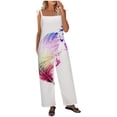 thumbnail image 2 of HUPOM Straight Leg Sweatpants For Women Cargo Pants Harem Mid Waist Rise Long Flare-Leg 3XL, 2 of 6