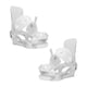 thumbnail image 3 of Fijaciones de Snowboard para Adultos, Equipo de Esquí con Correas Huecas, Fáciles de Usar Y Ajustables, Deportes de Patinaje, Equipo de Snowboard Blanco, 3 of 9