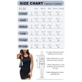 thumbnail image 6 of Vafful Women NEW Summer Sleeveless Tank Dresses Crew Neck Slim Fit Short Casual Ruched Bodycon Party Club Mini Dress Black S-XL, 6 of 6