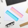 thumbnail image 6 of 2Pcs Multipurpose Drawing Ruler Funny Toy Ruler Multifunction Ruler for Measuring Drawing Stress Relief, 6 of 9