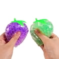 thumbnail image 6 of Grape Stress Relief Toy,Fruit Shape Bead Filled Squeeze Toy,Soft Sensory Pressure Relief Ball,Portable Hand Fidget Relaxation Toy,Tactile Stress Relief Toy For Desk Travel Home, 6 of 7