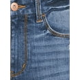 thumbnail image 3 of No Boundaries Juniors' Super High Rise Curvy Jeggings with Destruction, 3 of 6